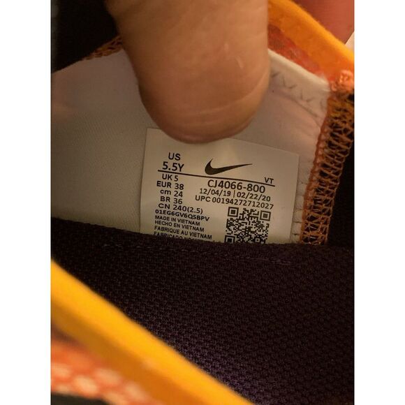 Nike Air Max 2090 Magma Orange 2020 (Youth 5.5) Size 5.5Y - Picture 7 of 16